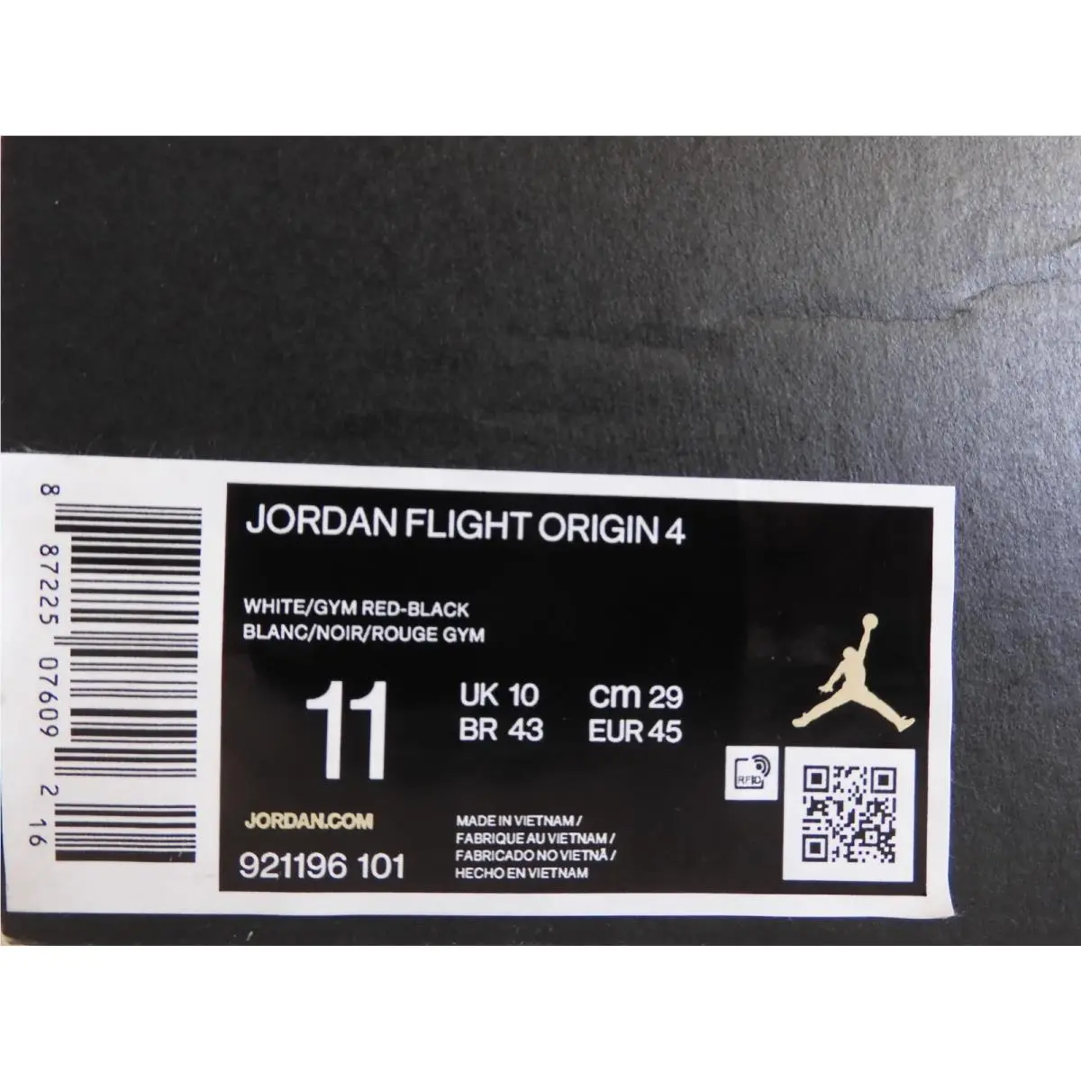 Nike shoes - Air Jordan Flight Origin 4 - 921196-101 - White (UPC: 887225076092) 3