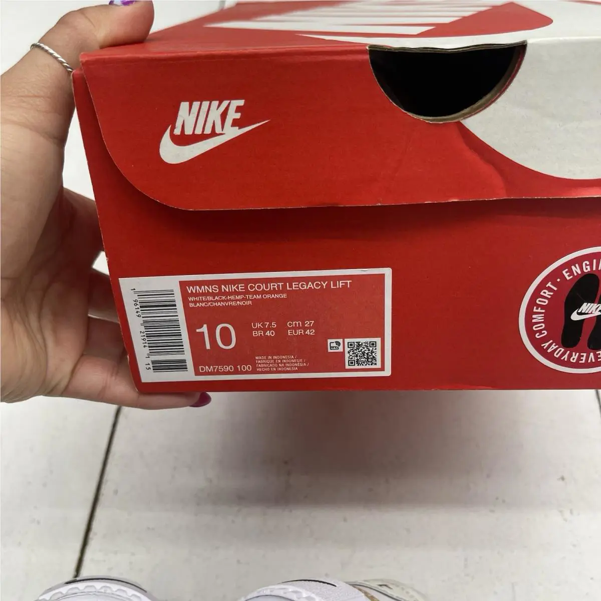 Nike shoes - Nike Court Legacy - Court Legacy - DM7590-100 - White 8