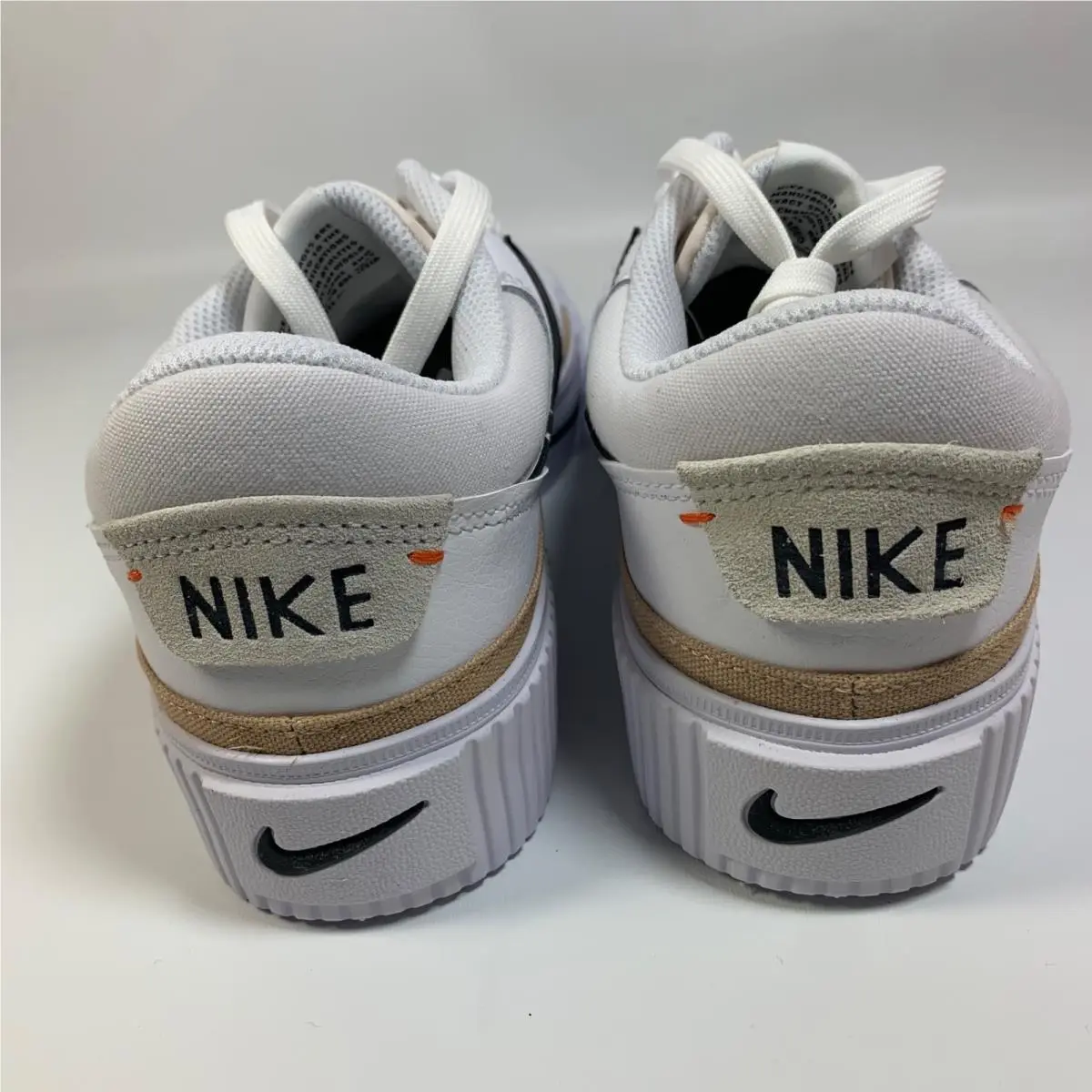 Nike shoes - Nike Court Legacy - Court Legacy - DM7590-100 - White/Hemp/Team Orange/Black 2