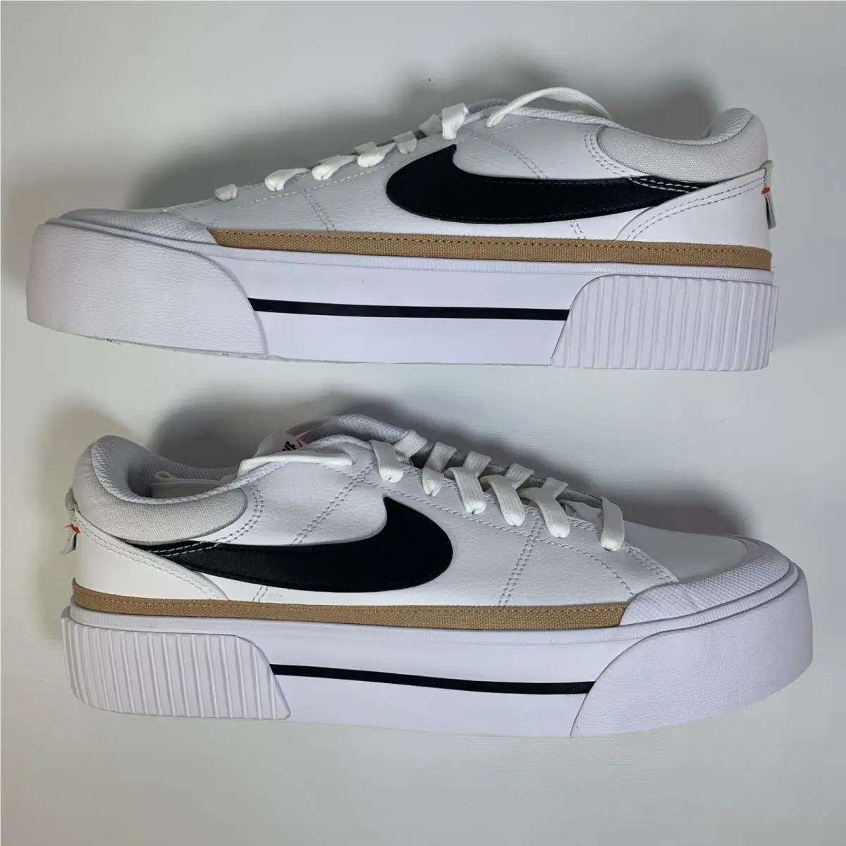 Nike shoes - Nike Court Legacy - Court Legacy - DM7590-100 - White/Hemp/Team Orange/Black 4