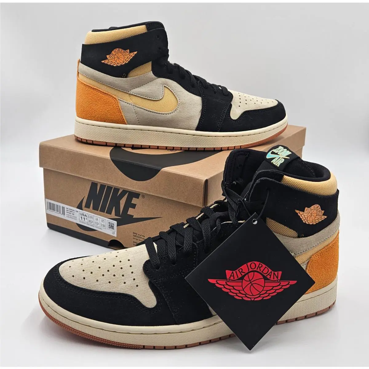Nike shoes - Nike Air Jordan 1 - Air - DV1307-100 - Orange (UPC: 196608264453) 0
