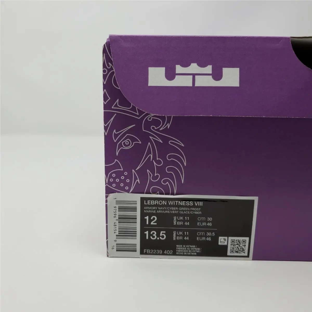 Nike shoes - LeBron Witness 8 - LeBron Witness - FB2239-402 - Blue 9