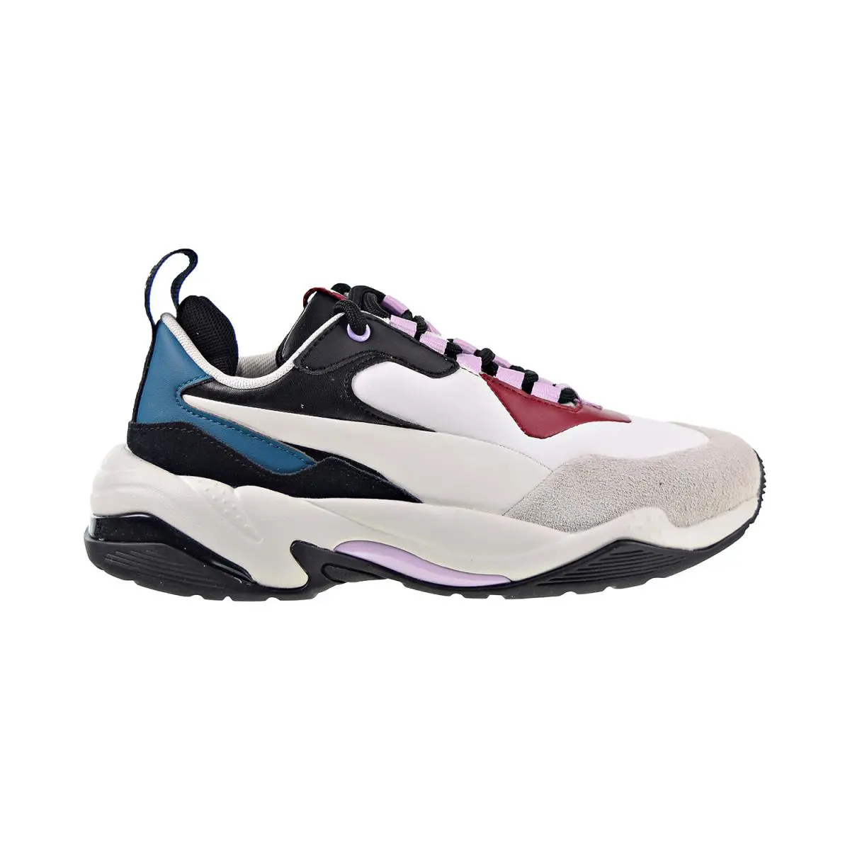 Puma Thunder Rive Droite Women`s Shoes Glacier Grey-barbados Cherry 369452-02 - Glacier Grey-Barbados Cherry