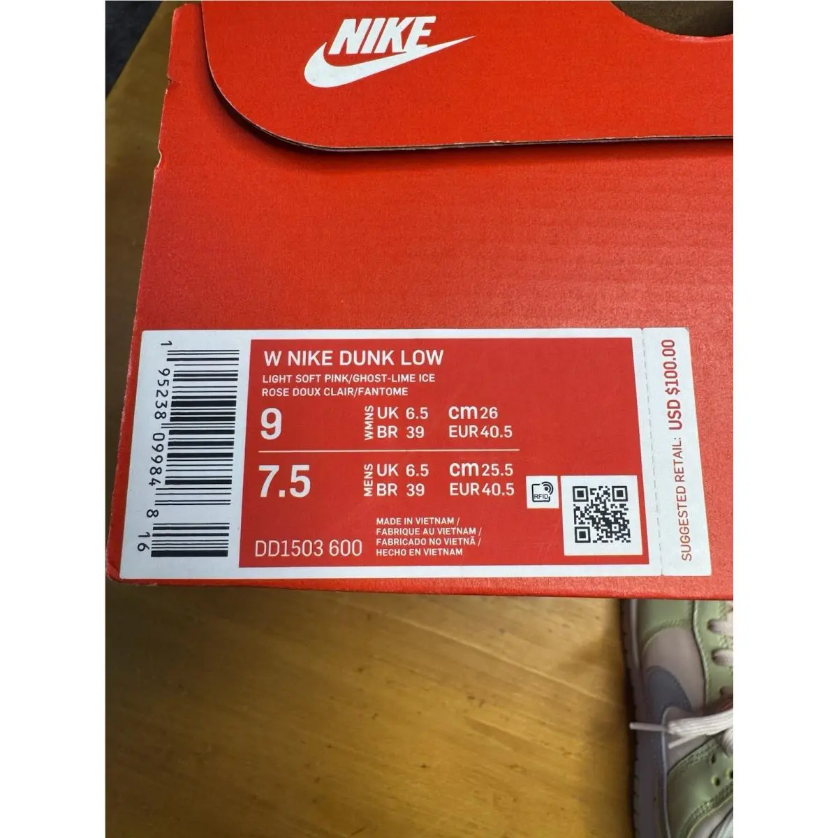 Nike shoes - Nike Dunk Low - Dunk Low - DD1503-600 - Green 6