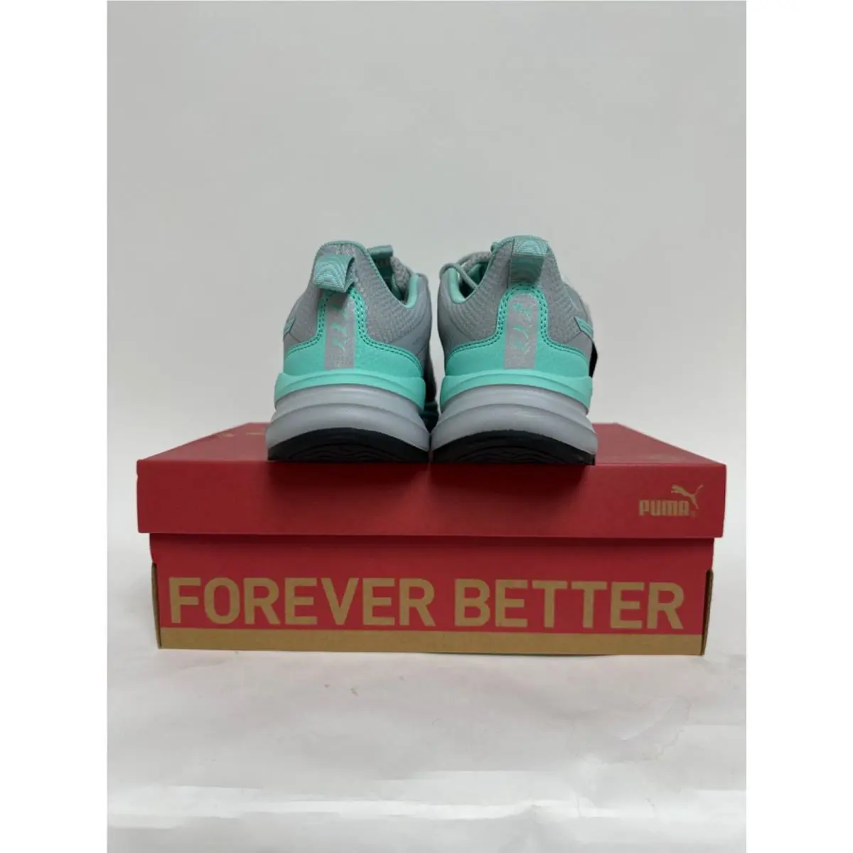 Puma shoes - Gray/Mint Green 1