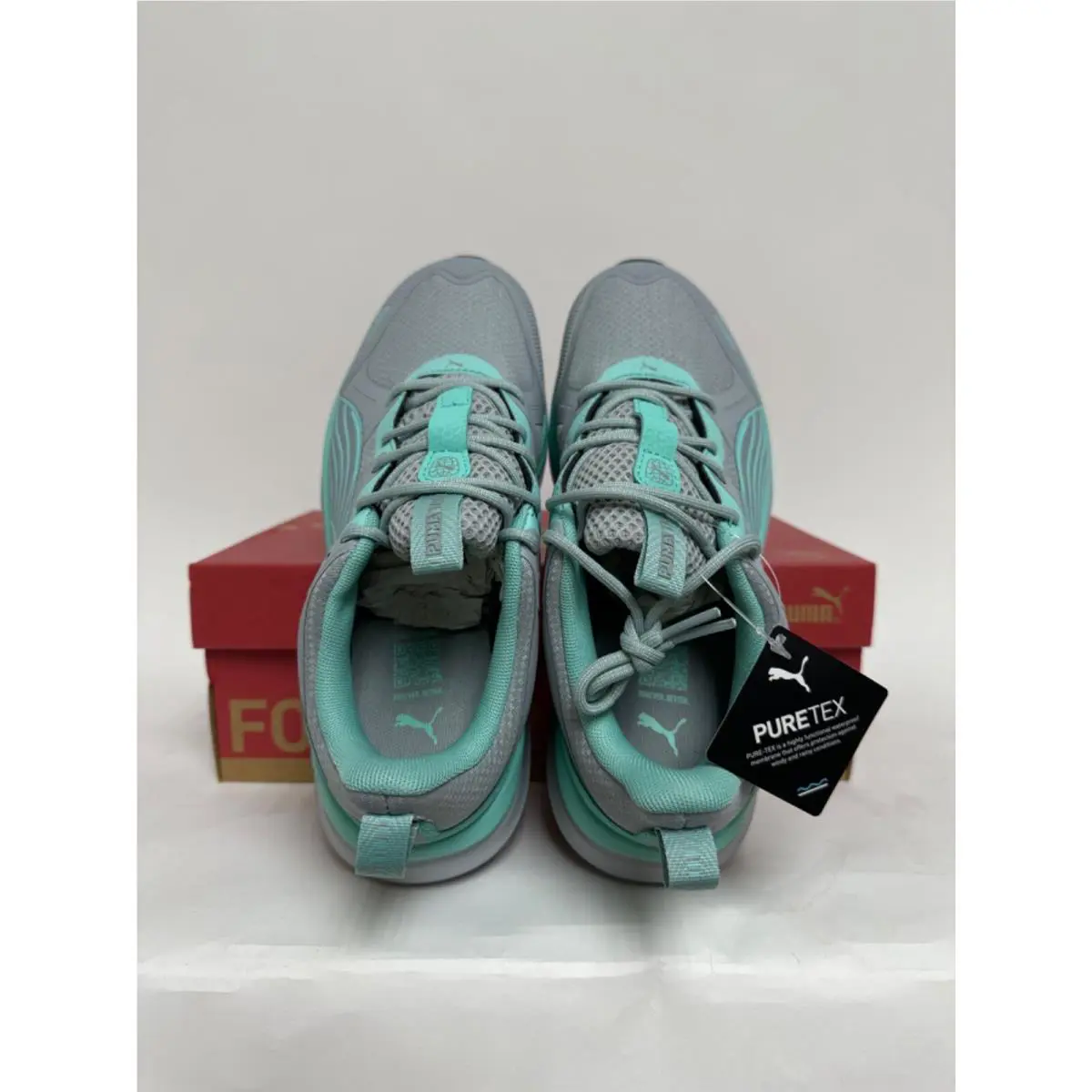 Puma shoes - Gray/Mint Green 7
