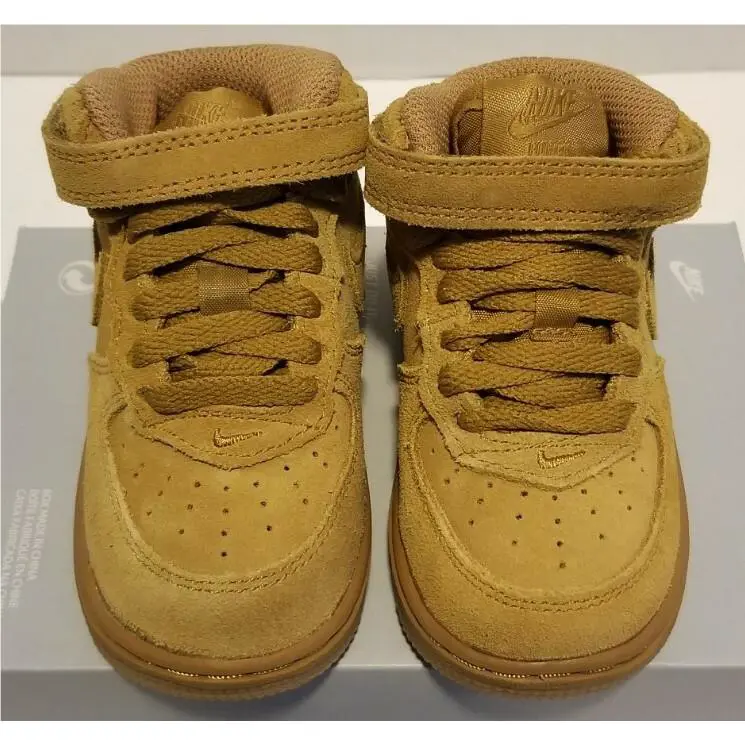 Nike shoes - Nike Force 1 - Force - WHEAT/WHEAT-GUM LIGHT BROWN 0
