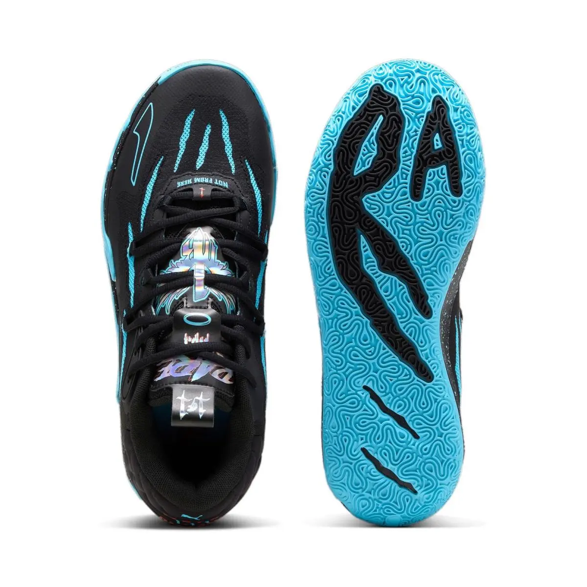 Puma shoes - Puma Black/Electric Peppermint 8
