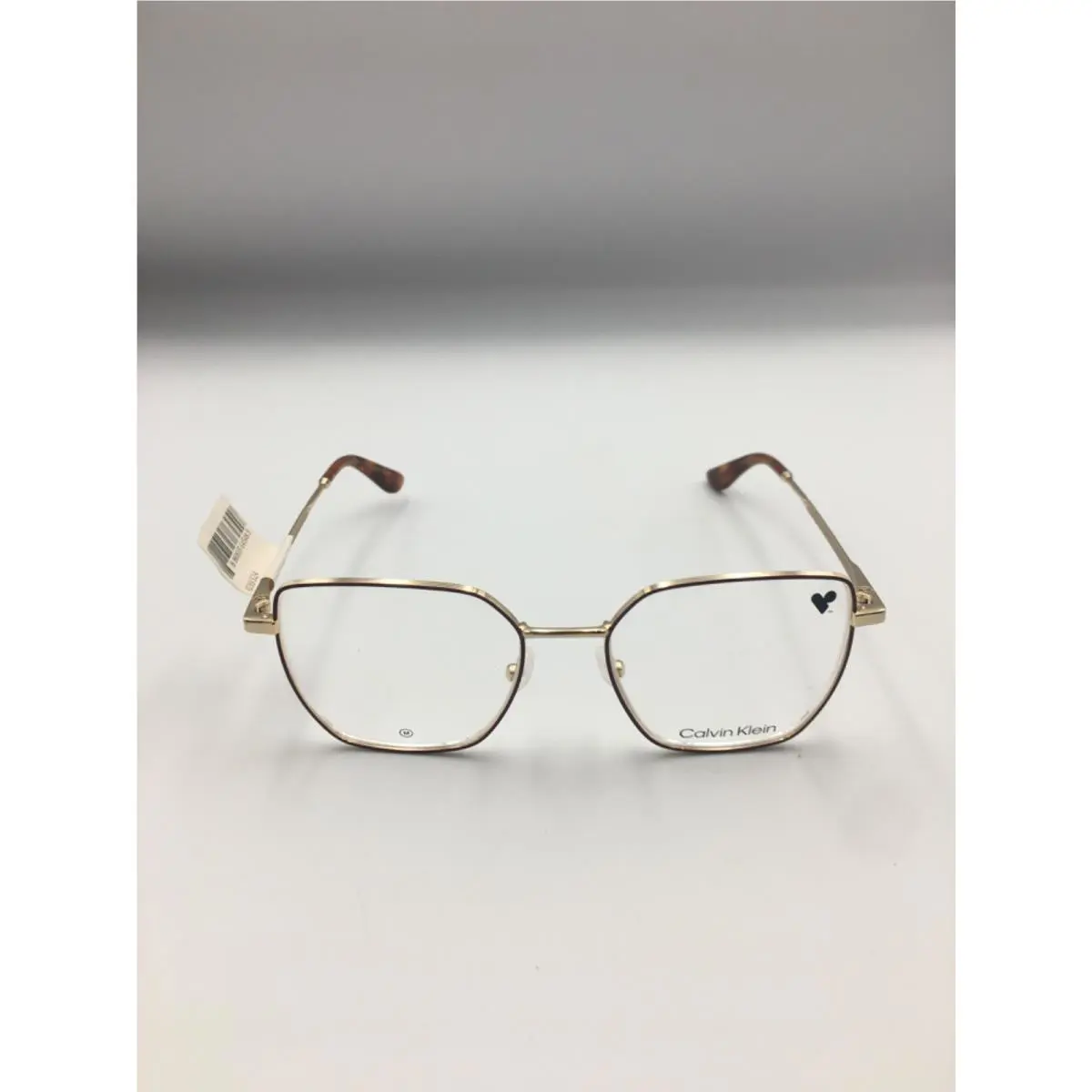 Calvin Klein Ck- 24105 718 Gold Burgundy Eyeglasses 53/18/140