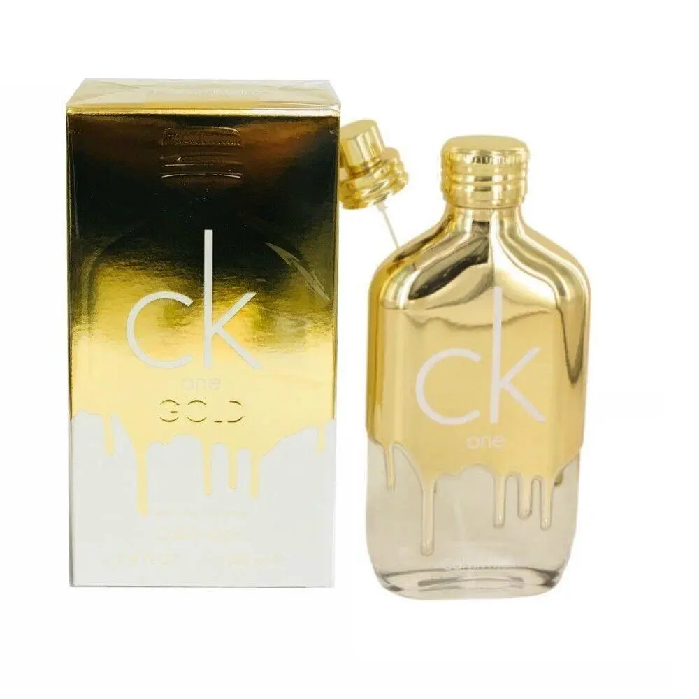 Ck One Gold Perfume Edt By Calvin Klein 3.4 oz -100 ML Edt Spray Unisex New