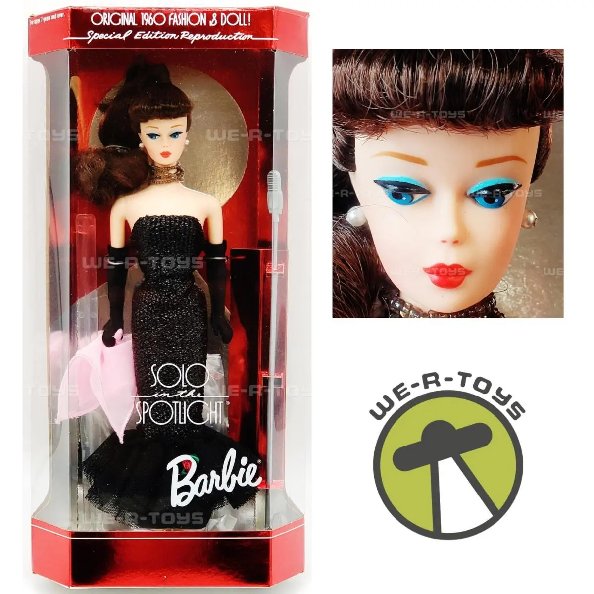 Solo in The Spotlight Barbie Brunette 1960 Reproduction Special Edition 13820