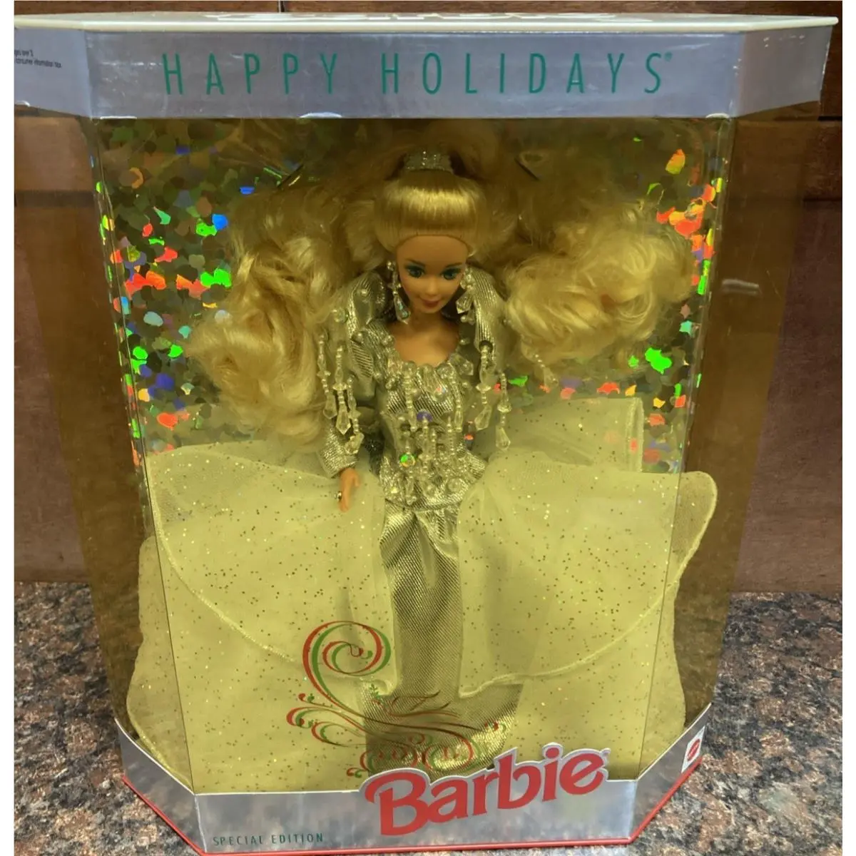 1992 Happy Holidays Special Edition Barbie Doll Mattel 1429 - B1