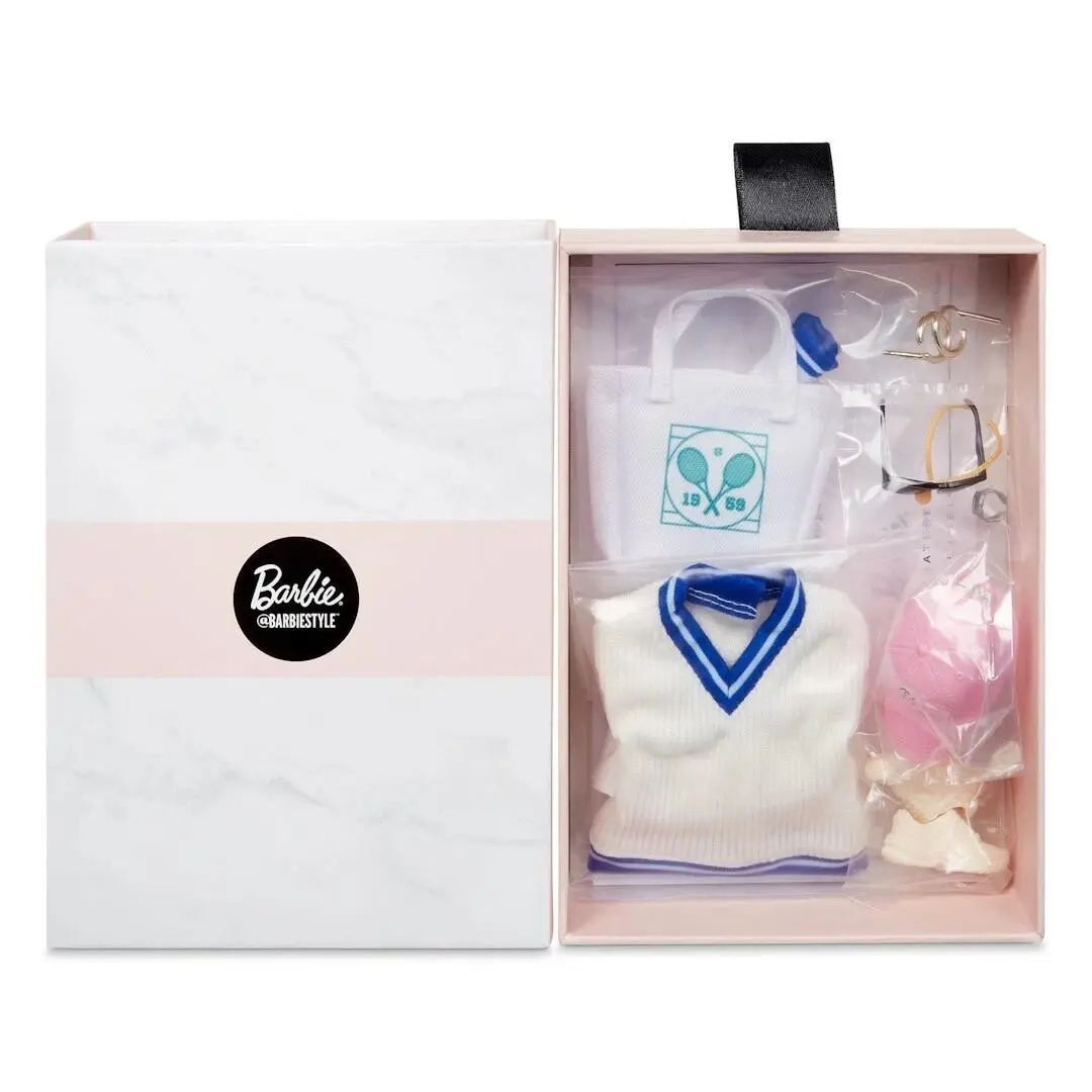 Barbie Signature Barbiestyle Tenniscore Fashion Pack In Shipper HRM22