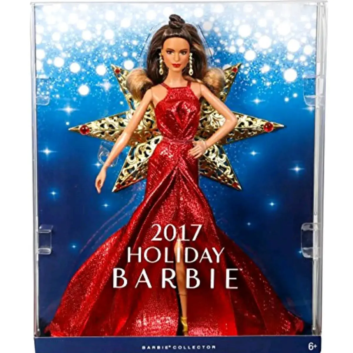 Character Special Edition Doll Barbie 2017 Holiday Teresa Doll Brunette Roleplay