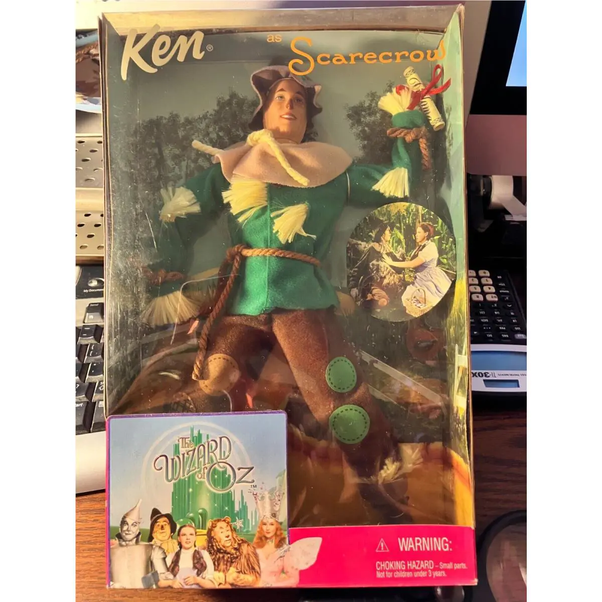 Barbie Doll Wizard of Oz Ken as Scarecrow - Vintage Mattel 1999