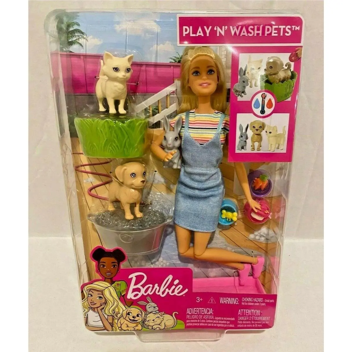Barbie Play and Wash Pets Playset