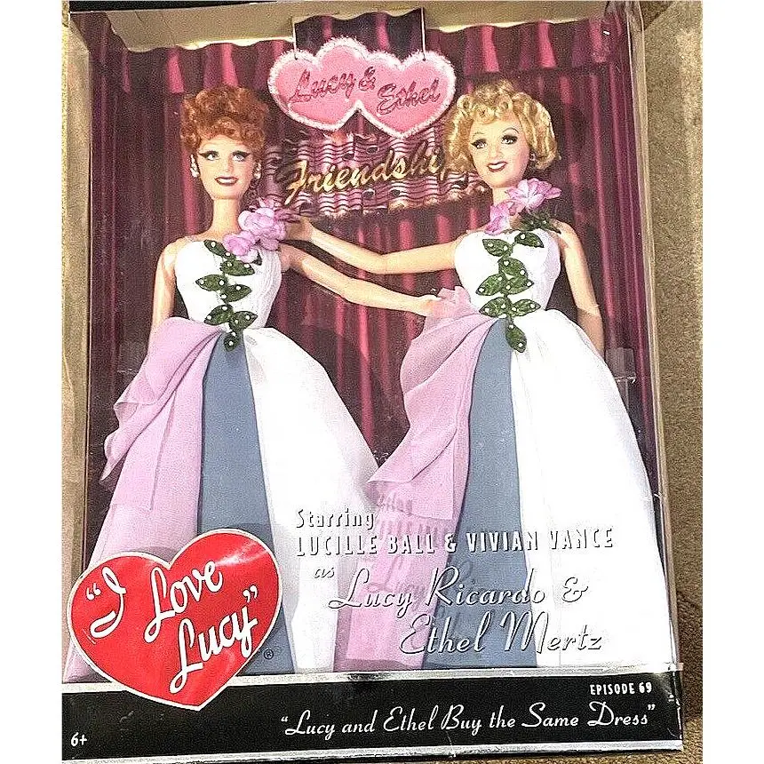 Barbie Lucille Ball and Vivian Vance Dual Barbie Dolls