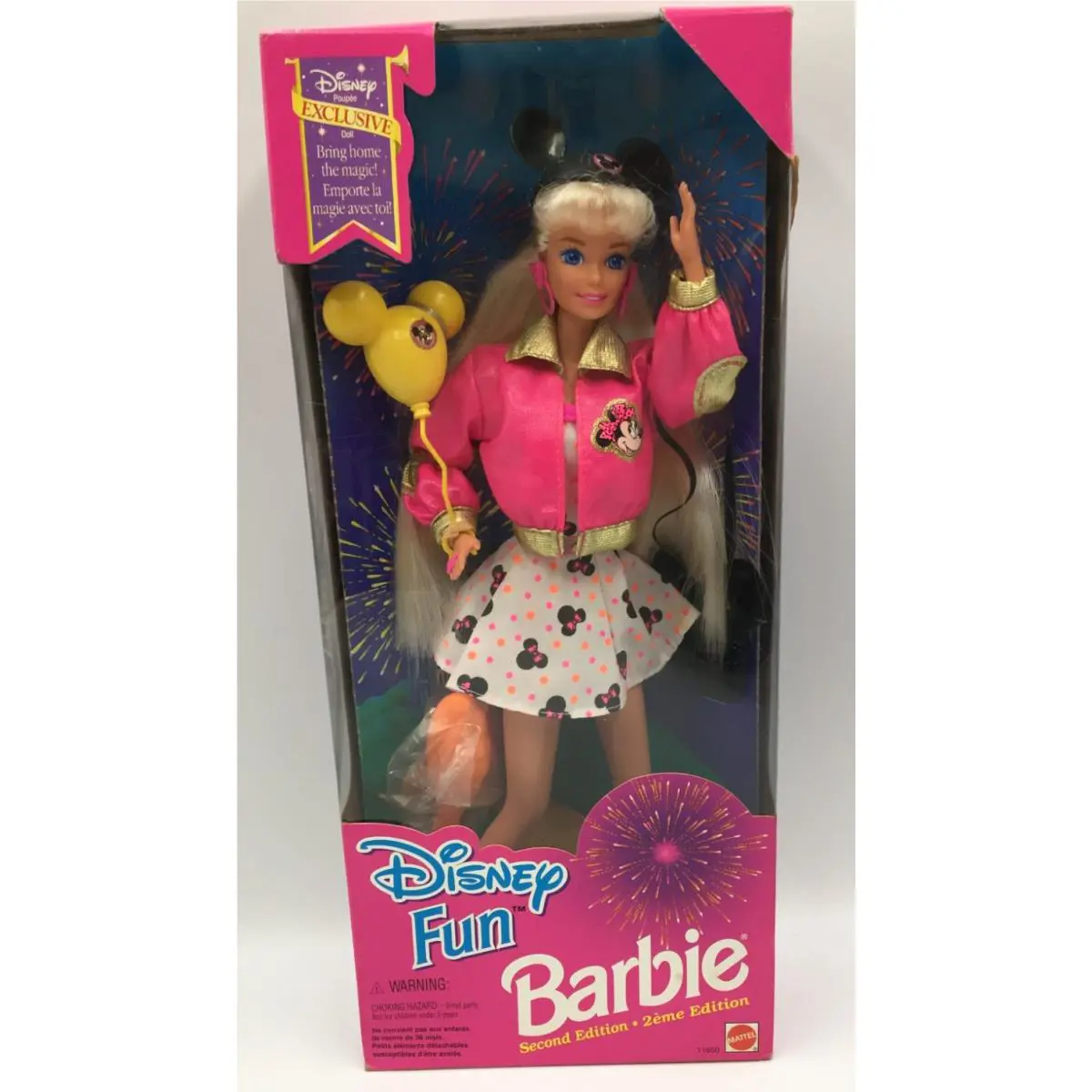 Disney Fun Barbie Second Edition Mattel 11650 1994 Euro Disney Exclusive