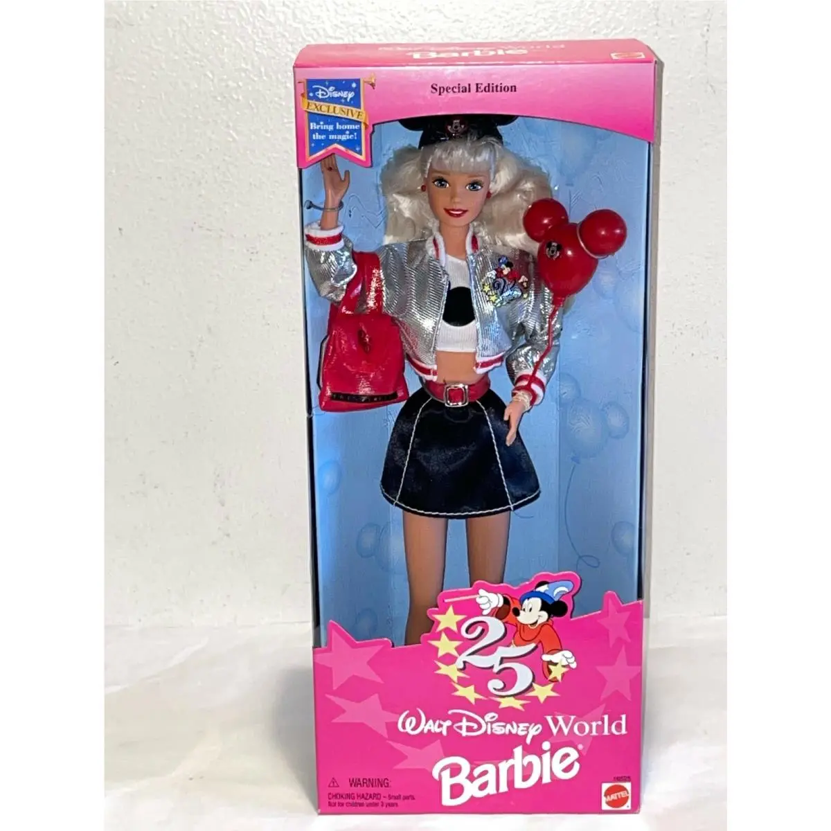 1996 Walt Disney World Barbie Doll 25TH Anniversary Exclusive 16525 Balloon