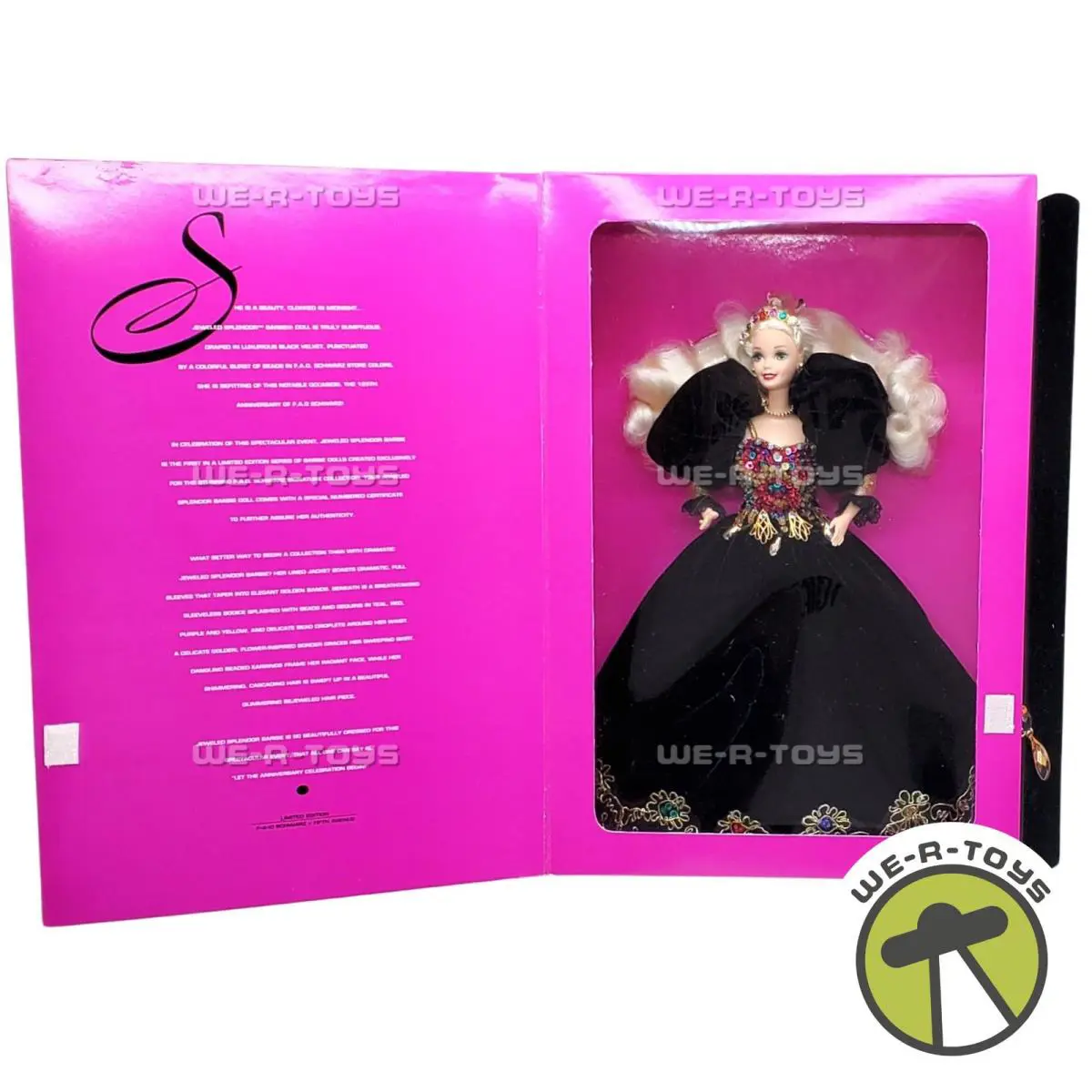 Jeweled Splendor Barbie Doll Fao Schwarz Signature Collection 1995 Mattel 14061