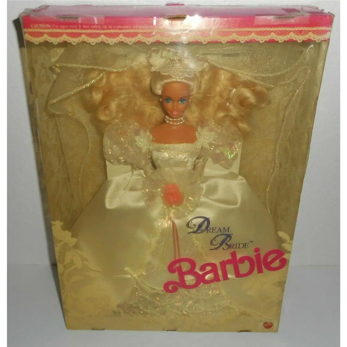 Barbie Dream Bride Barbie Doll Wedding Romance in Satin + Lace 1991 Mattel