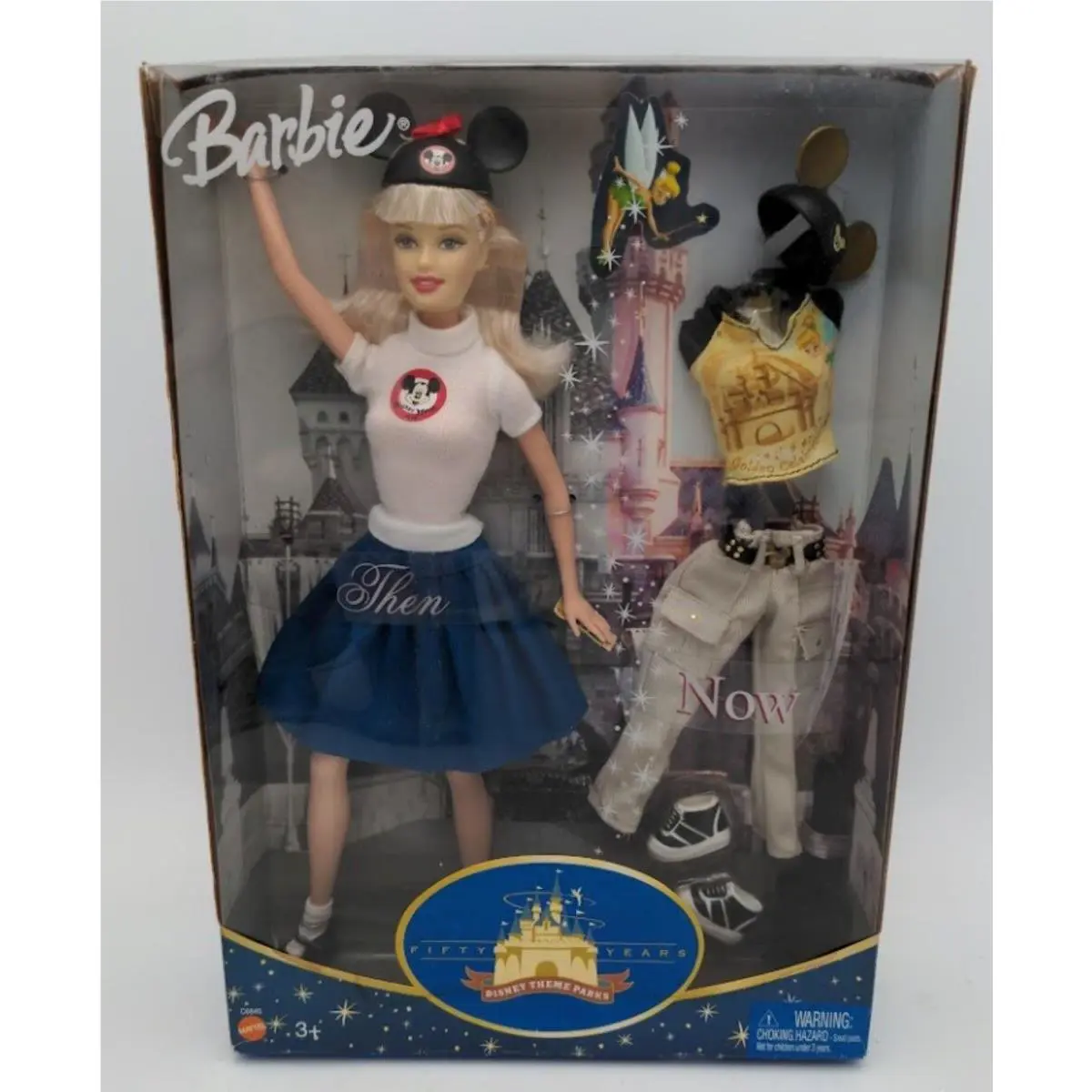 Mattel C6845 Disney Mouseketeers Barbie 50th Anniversary Doll Then and Now 2005