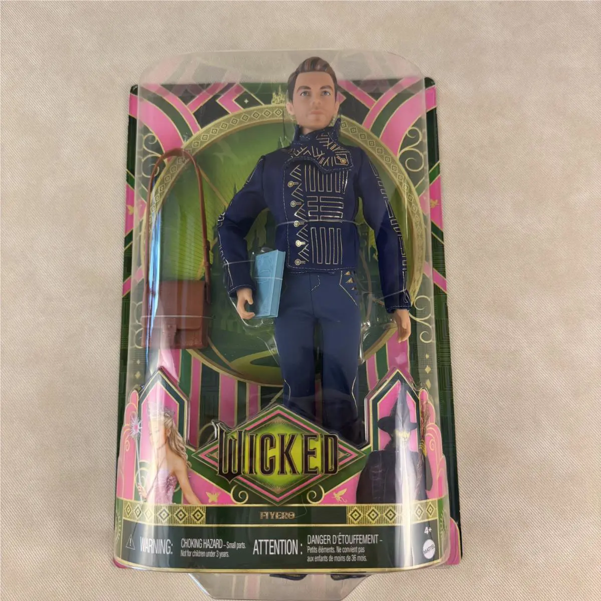 Fiyero Wicked Movie Doll 2024 Rare Jonathan Bailey Mattel Doll