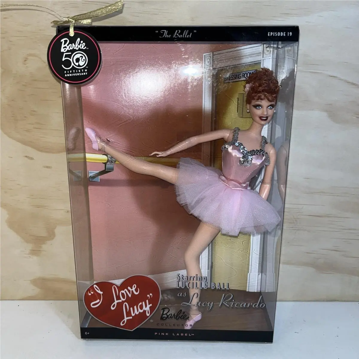 2008 Mattel I Love Lucy Petunia Ballerina Barbie Doll 50th Episode 19 Nrfb