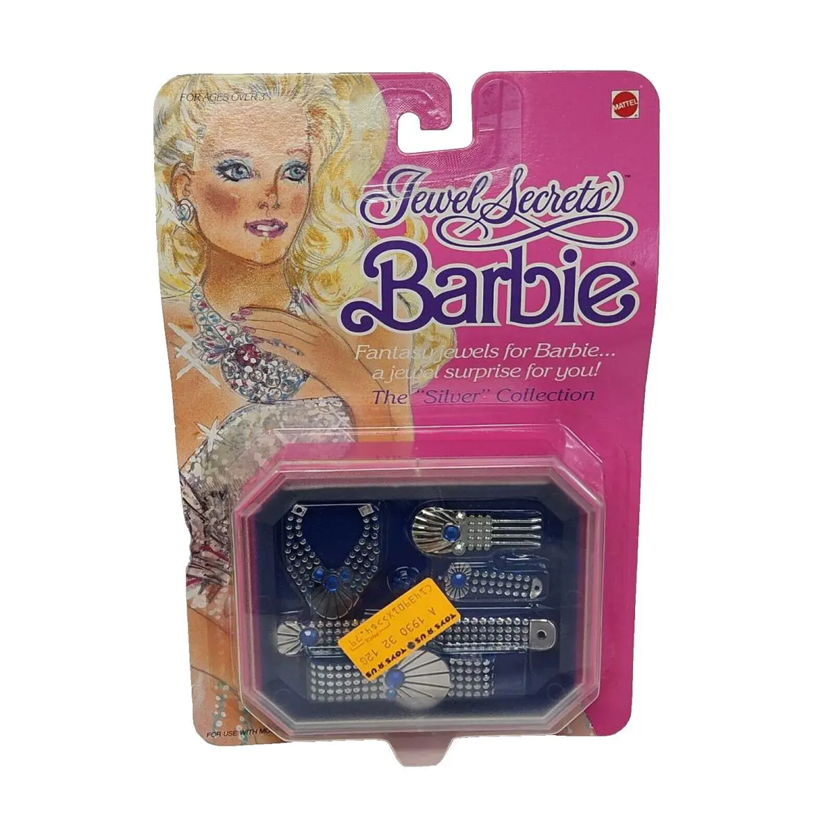 Vintage 1986 Mattel Jewel Secrets Barbie Fantasy Jewelry Silver Collection
