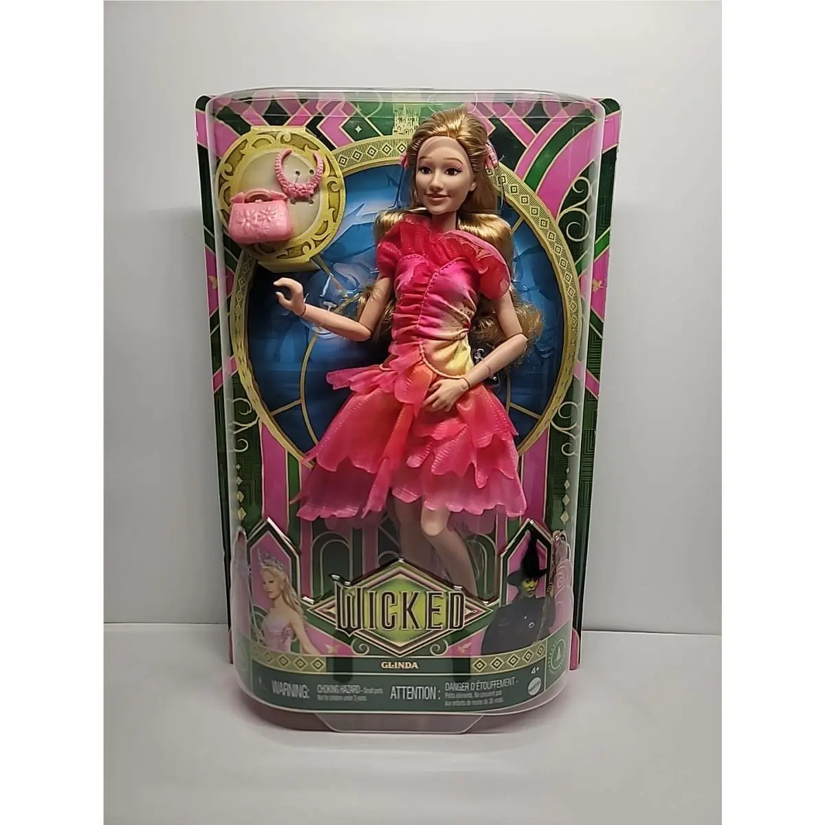 Collectible Mattel Wicked Movie Glinda Fashion Doll Url Misprint Wicked Dot Com