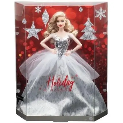 2021 Holiday Blonde Silver Dress Barbie Mnrfb GXL18 IN Stock Now
