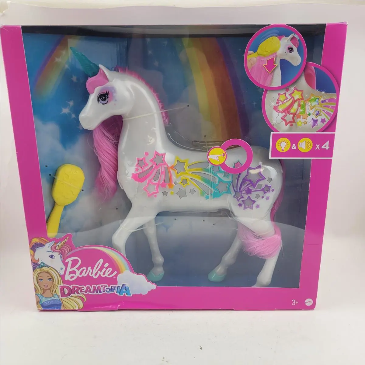 Barbie Dreamtopia Brush `n Sparkle Unicorn with Lights and Sounds GFH60 2018