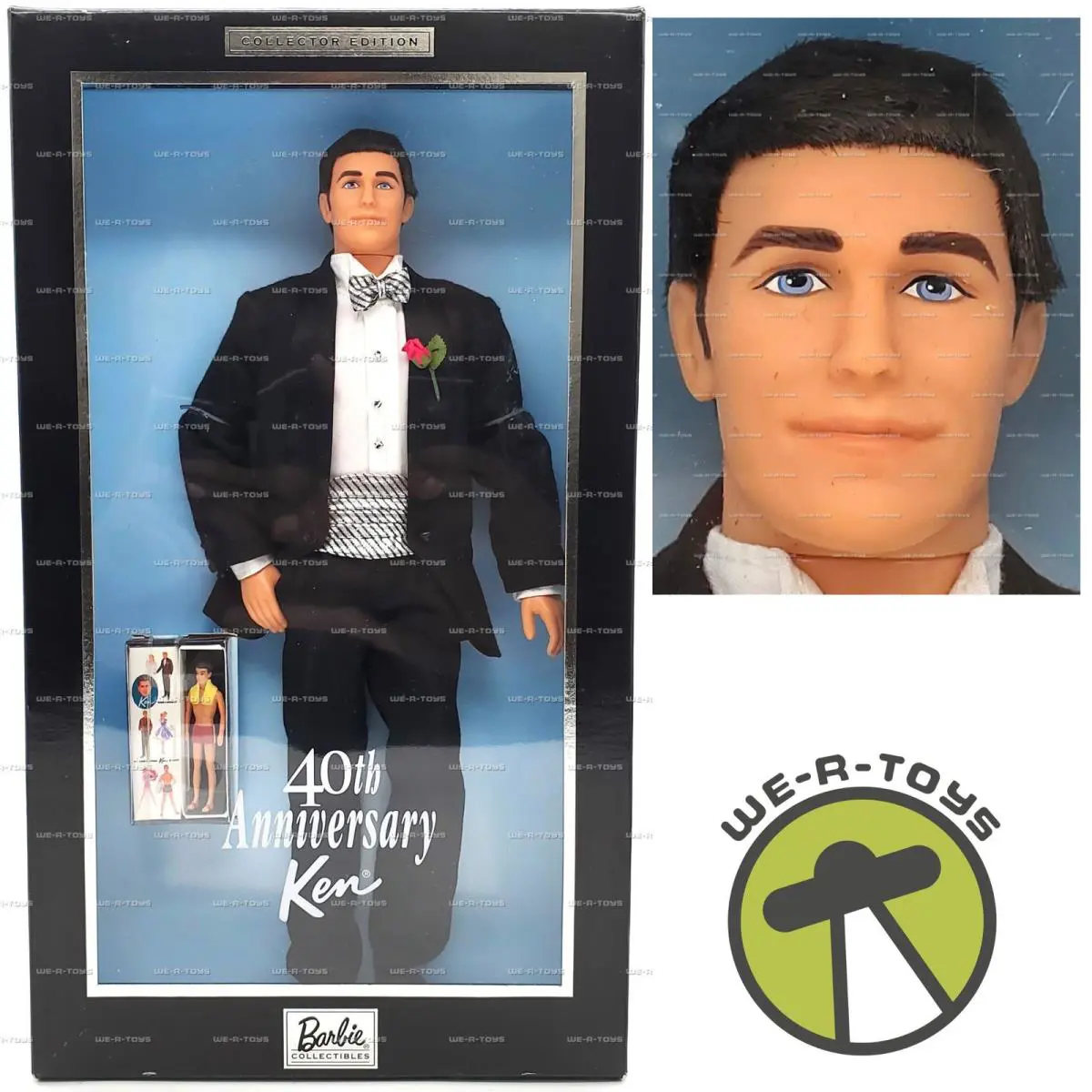 40th Anniversary Ken Barbie Doll In Tuxedo Collector Edition 2001 Mattel 50722
