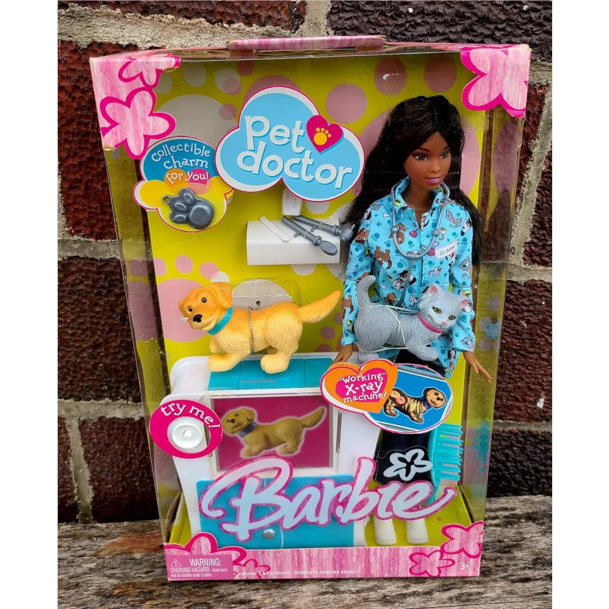 2004 Pet Doctor Barbie Doll with X-ray Machine
