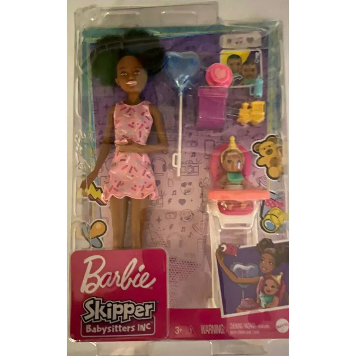 Barbie Babysitters Play Set and Skipper Friend Doll and Baby Party