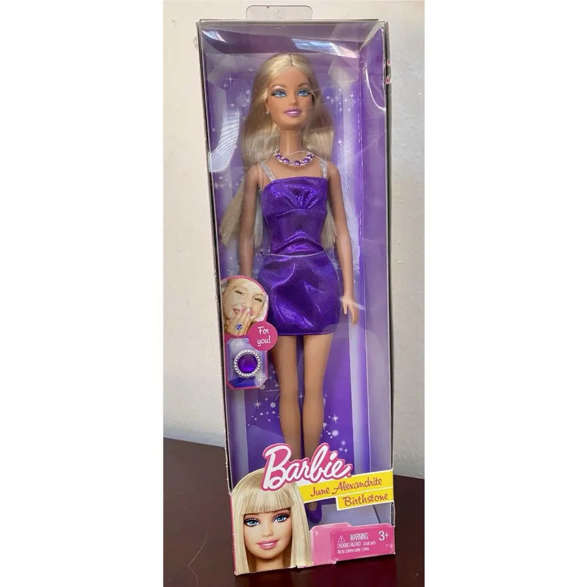 Barbie June Alexandrite Birthstone Doll 2011 Mattel X8615 Nrfb