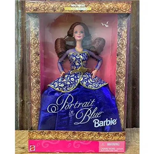 Barbie Portrait in Blue Doll