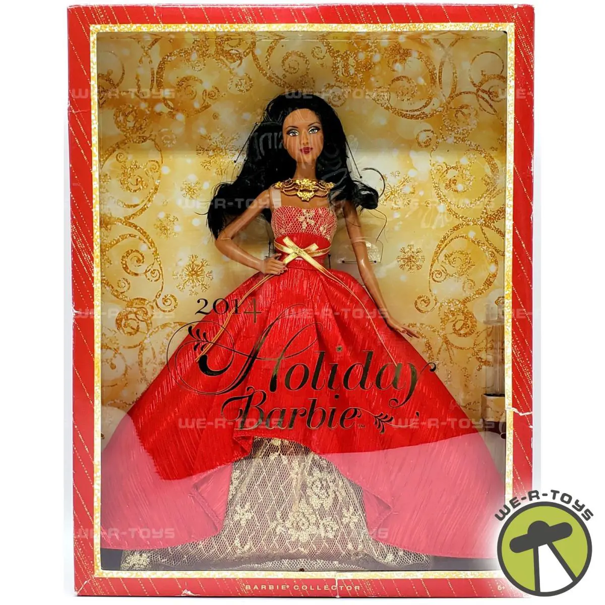2014 Holiday Barbie African-american Collector Doll Mattel BDH14