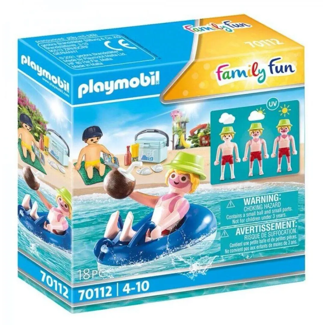 Playmobil 70112 Family Fun: Sunbathing on a Boat