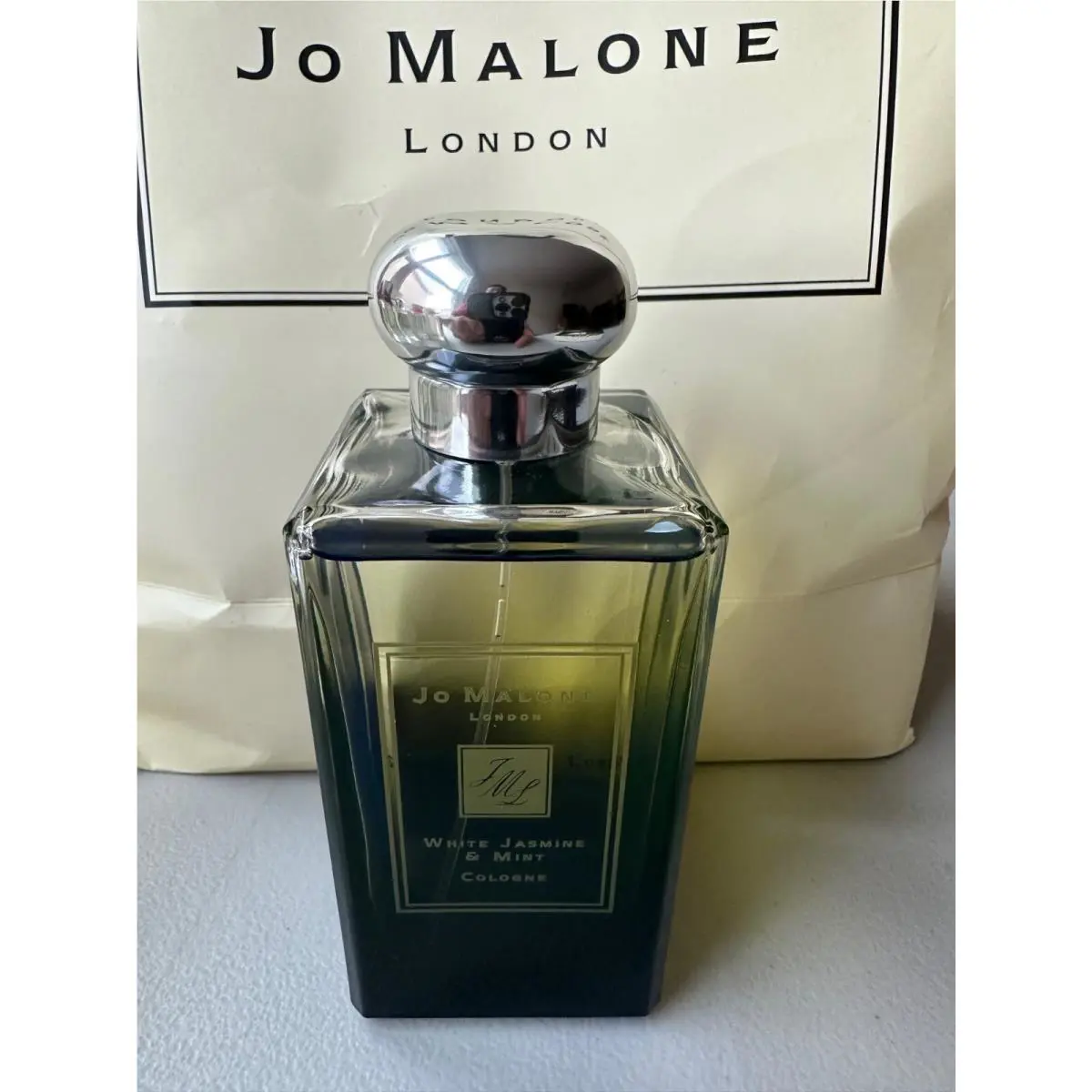 Perfume Full Size Htf Please Pick White Jasmine & Mint 3.4OZ Green Bottle by Jo Malone