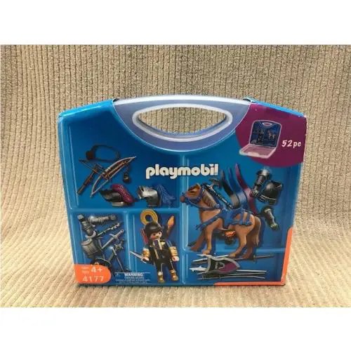 Playmobil Castle 4177 Briefcase 52 PC IN Package Ships Free