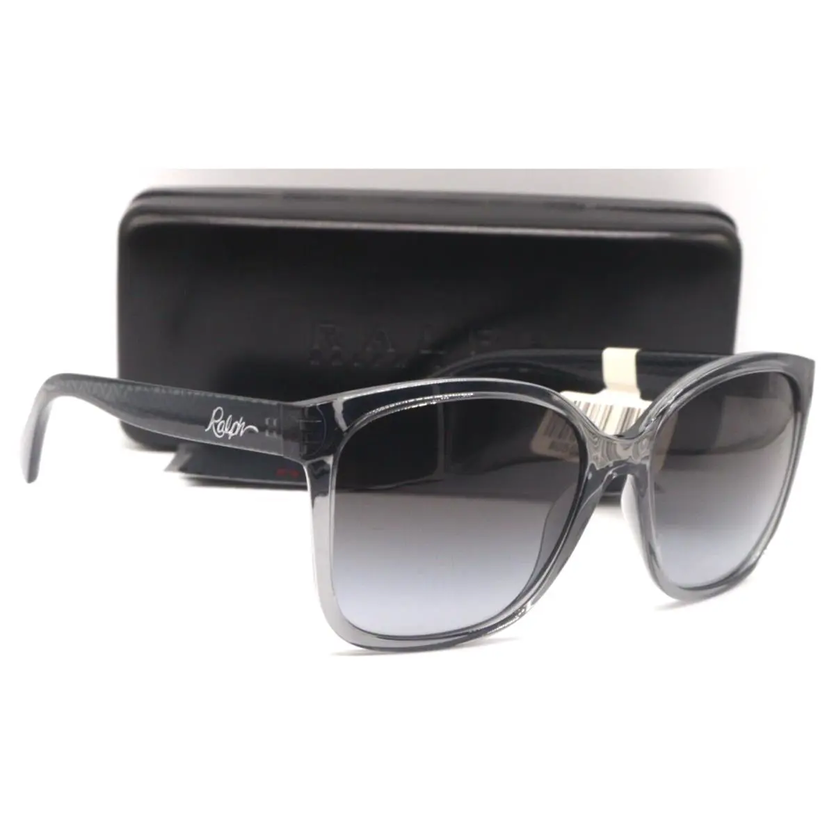 Ralph Lauren RA 5268 5799/8G Crystal Grey W/grey Gradient Lens Sunglasses 56-17 - Frame: TRASPARENT GREY, Lens: GREY