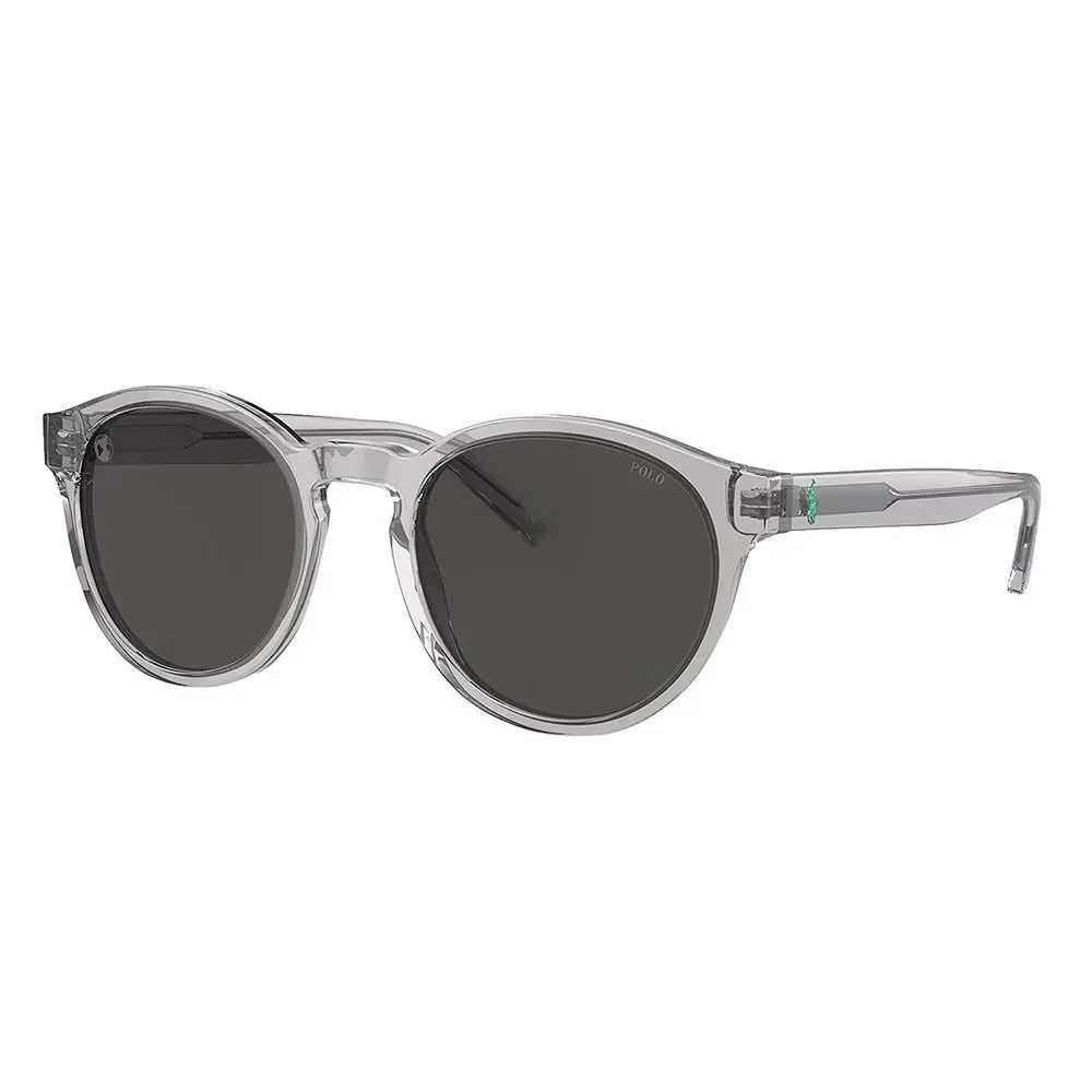 Polo Ralph Lauren PH 4192 541387 Shiny Transparent Grey Plastic Sunglasses Grey