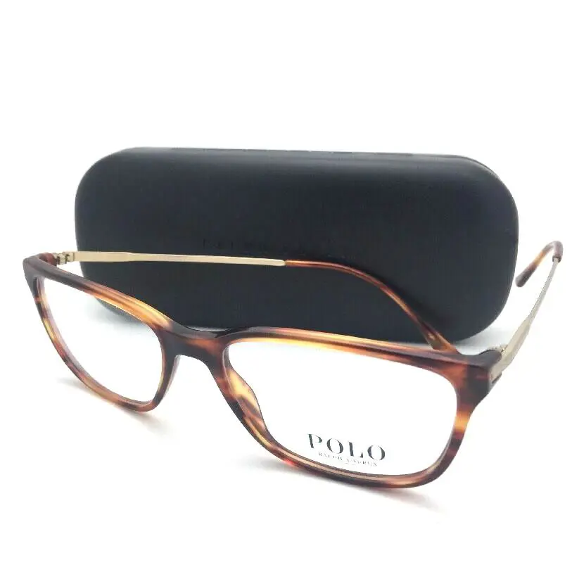 Polo Ralph Lauren Eyeglasses PH 2134 5007 56-17 140 Tortoise Havana Gold Frame