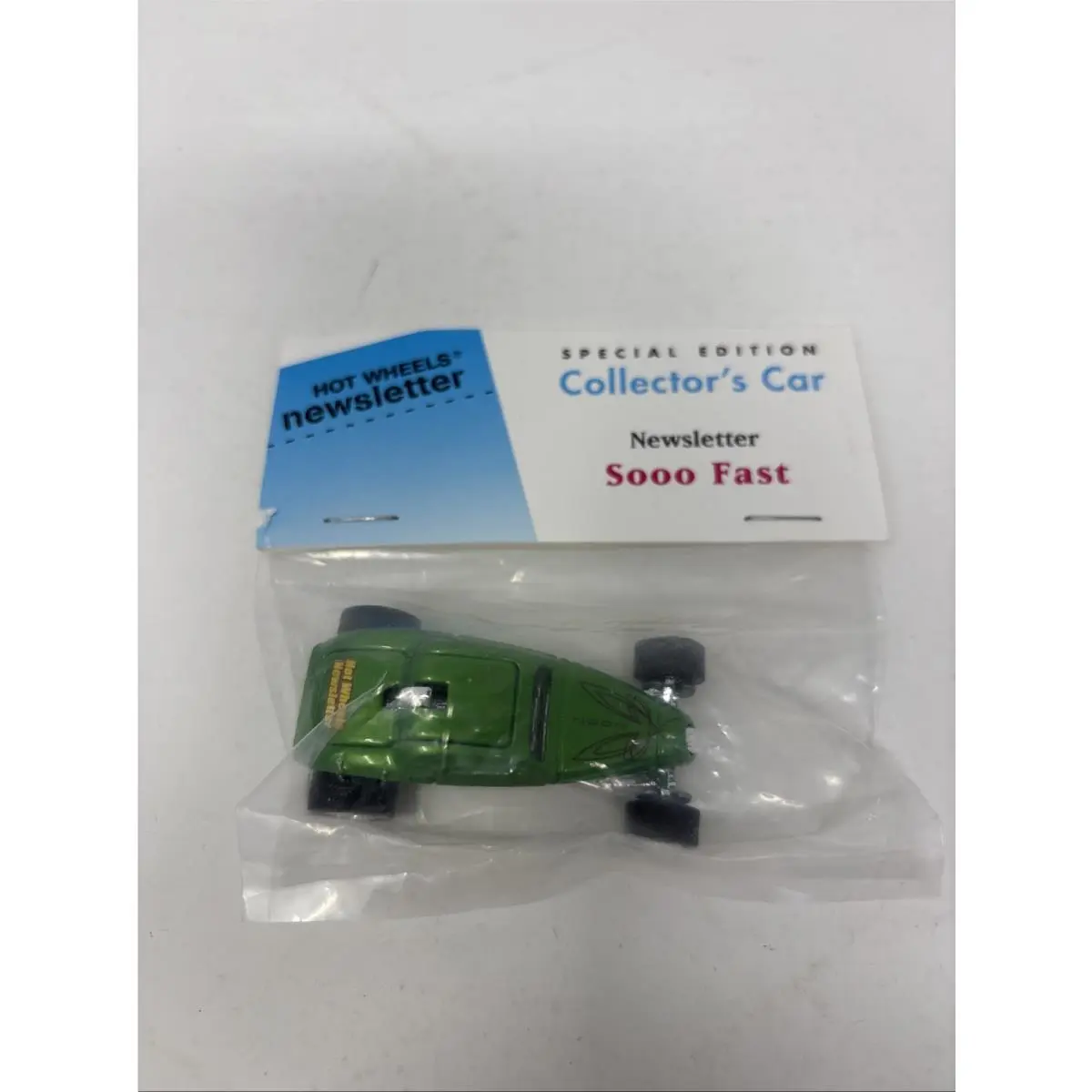 Hot Wheels 16th Collectors Convention Newsletter Car - Sooo Fast Green 2002