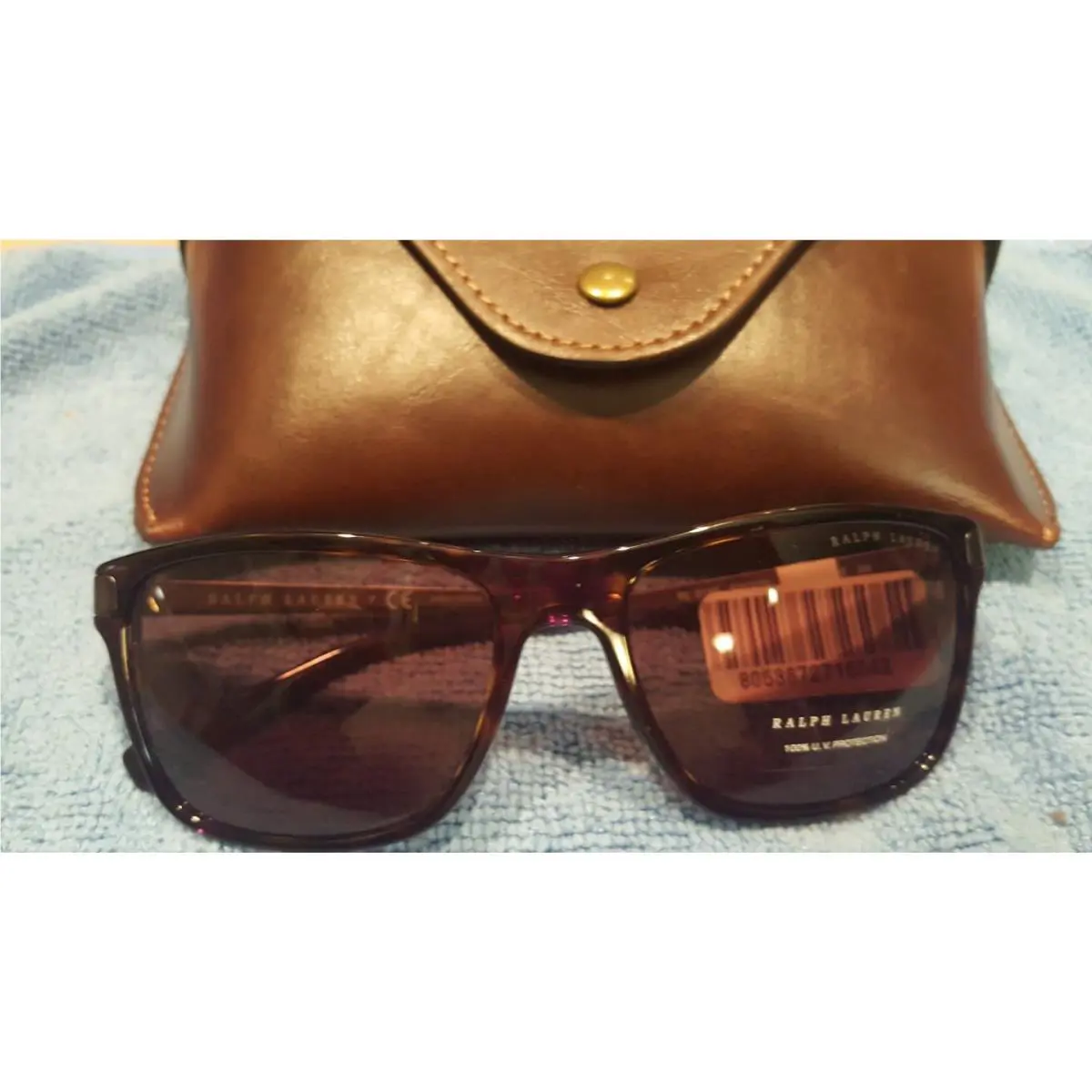 Ralph Lauren RL8155 500373 Sunglasses Tortoise Brown Metal