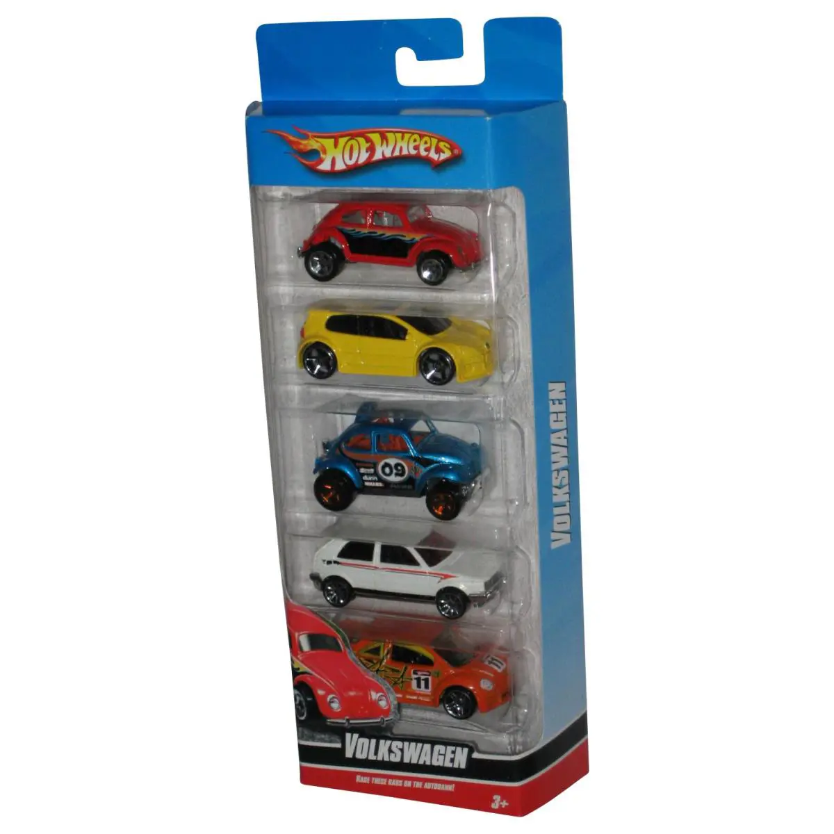 Hot Wheels Volkswagen 2009 Hot Wheels Toy Car 5-Pack