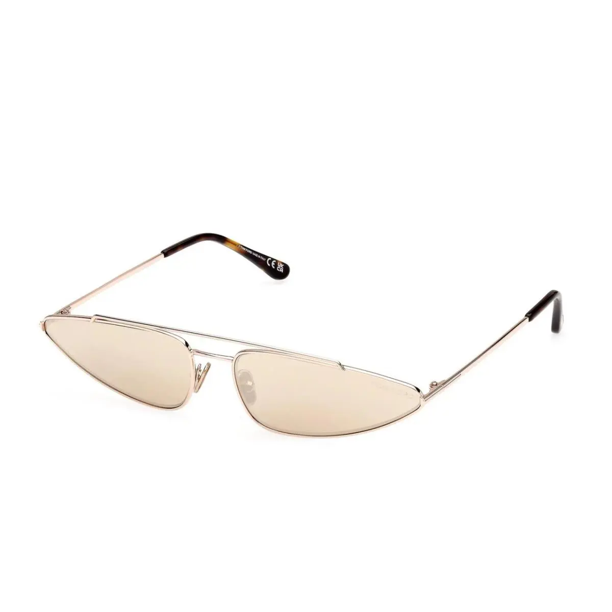 Tom Ford FT0979 28G Shiny Rose Gold/brown with Gold Mirror 65-16-135