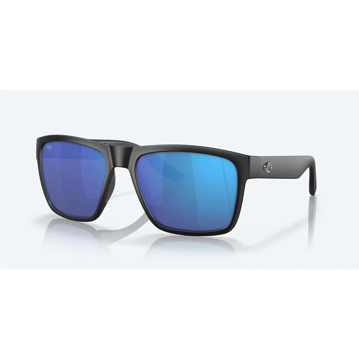 Sunglasses Paunch XL Matte Black /blue Mirror Polarized Glass 580G by Costa Del Mar