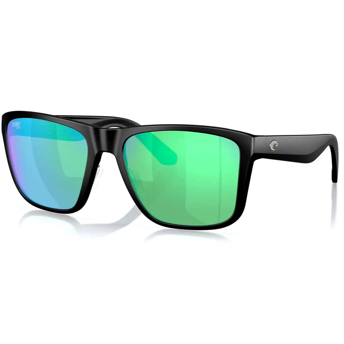 Costa Del Mar Los Alijos Matte Black / Green Mirror Polarized Glass 580G